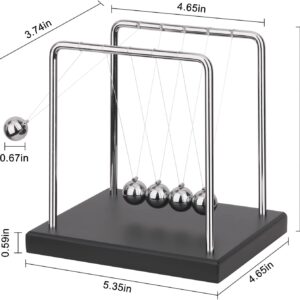 newtons cradle balance balls science physics gadget desktop decoration kinetic motion toy for home and office
